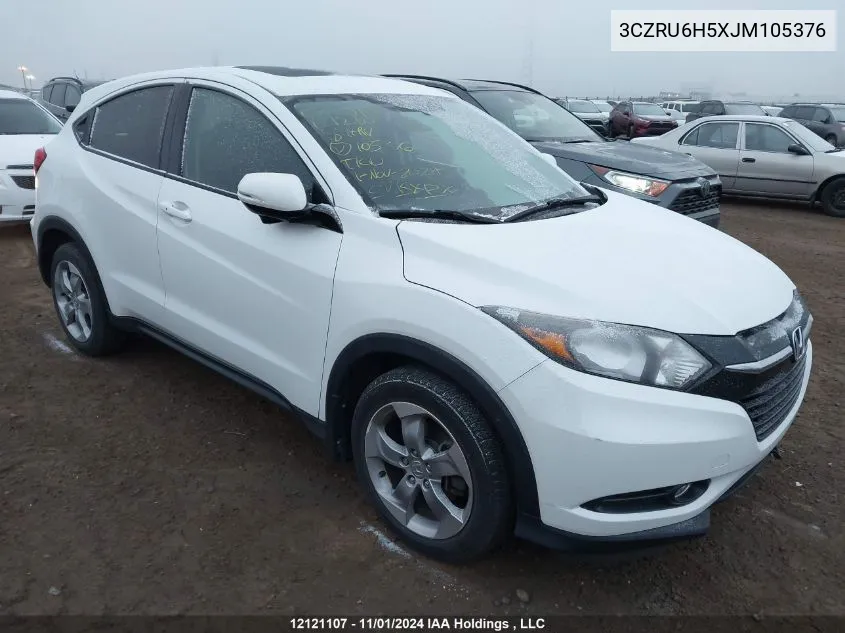 2018 Honda Hr-V VIN: 3CZRU6H5XJM105376 Lot: 12121107