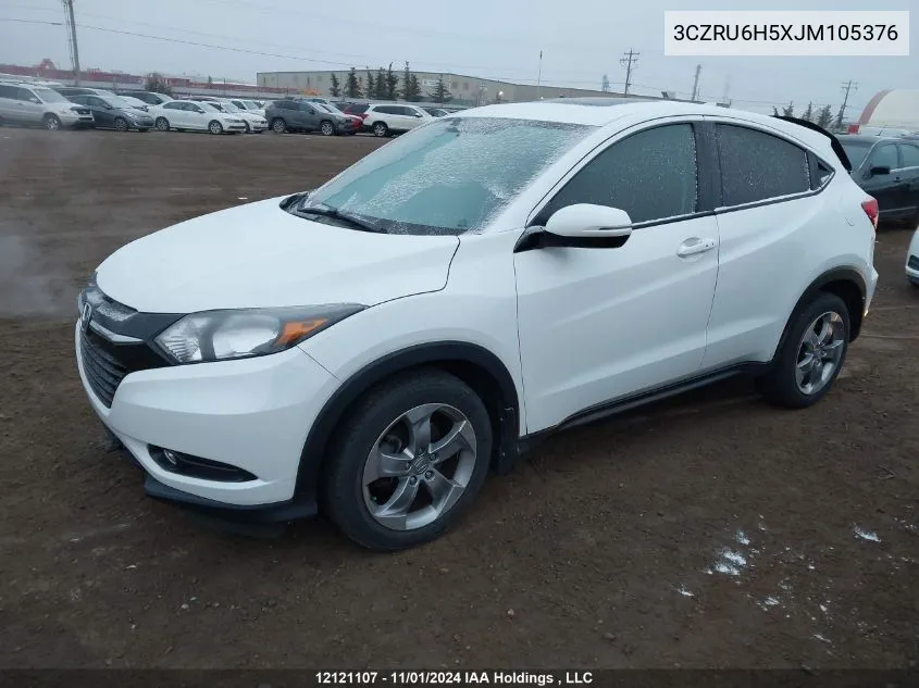 2018 Honda Hr-V VIN: 3CZRU6H5XJM105376 Lot: 12121107