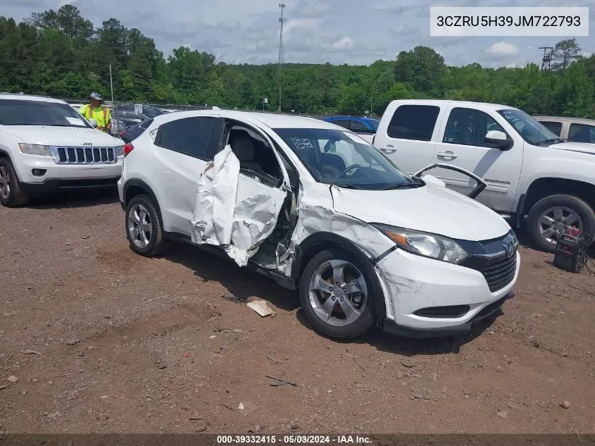 3CZRU5H39JM722793 2018 Honda Hr-V Lx