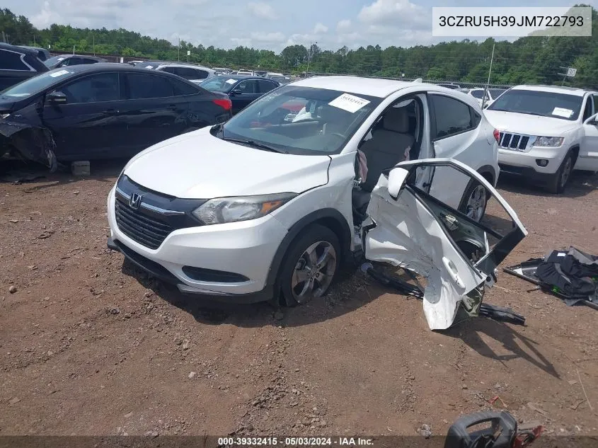 3CZRU5H39JM722793 2018 Honda Hr-V Lx