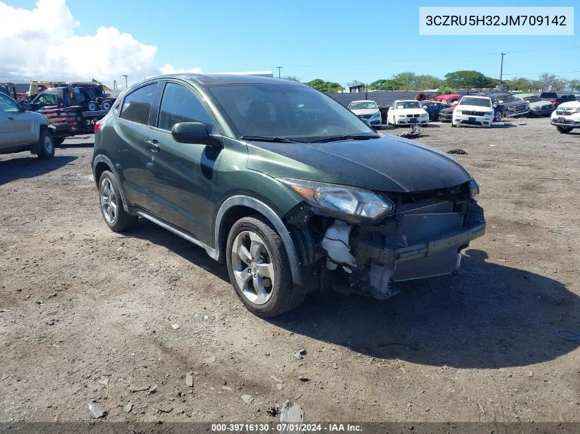 2018 Honda Hr-V Lx VIN: 3CZRU5H32JM709142 Lot: 39716130