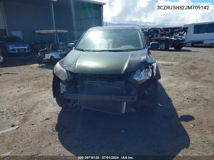 2018 Honda Hr-V Lx VIN: 3CZRU5H32JM709142 Lot: 39716130