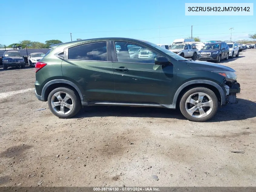 2018 Honda Hr-V Lx VIN: 3CZRU5H32JM709142 Lot: 39716130