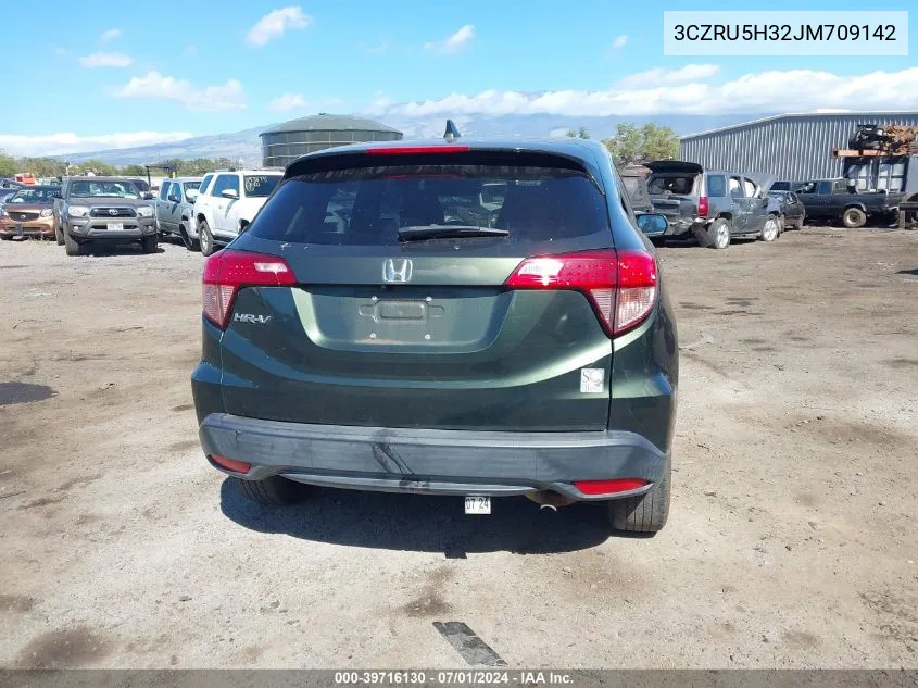 2018 Honda Hr-V Lx VIN: 3CZRU5H32JM709142 Lot: 39716130