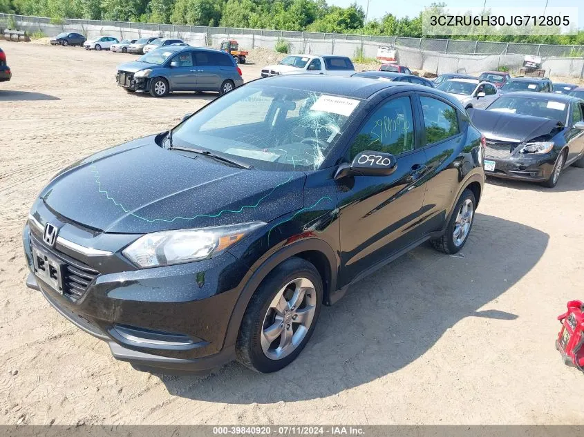 2018 Honda Hr-V Lx VIN: 3CZRU6H30JG712805 Lot: 39840920