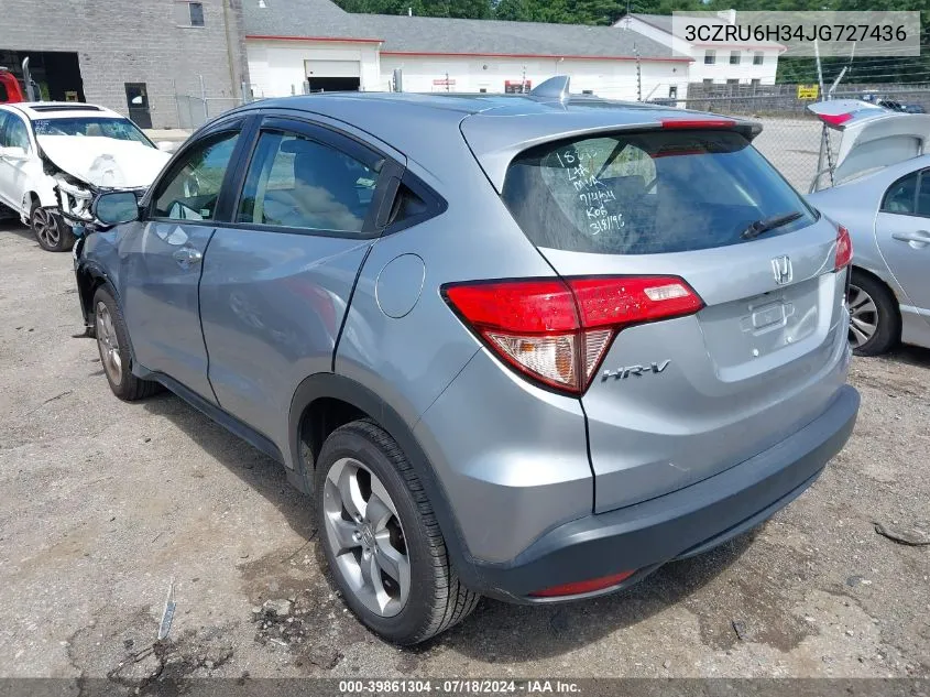 3CZRU6H34JG727436 2018 Honda Hr-V Lx