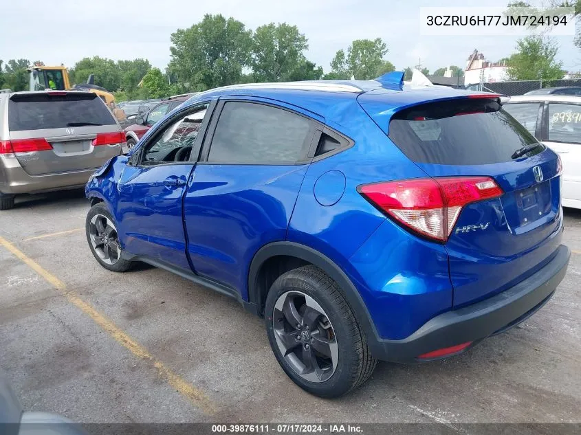 3CZRU6H77JM724194 2018 Honda Hr-V Ex-L