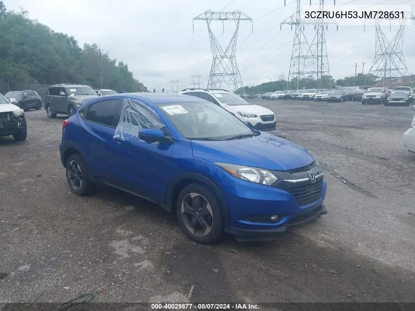 3CZRU6H53JM728631 2018 Honda Hr-V Ex