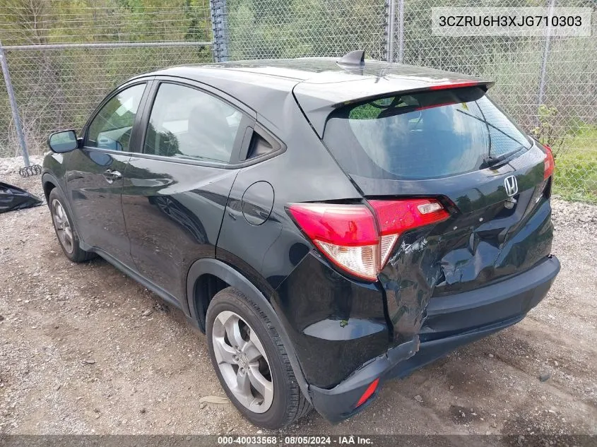 3CZRU6H3XJG710303 2018 Honda Hr-V Lx