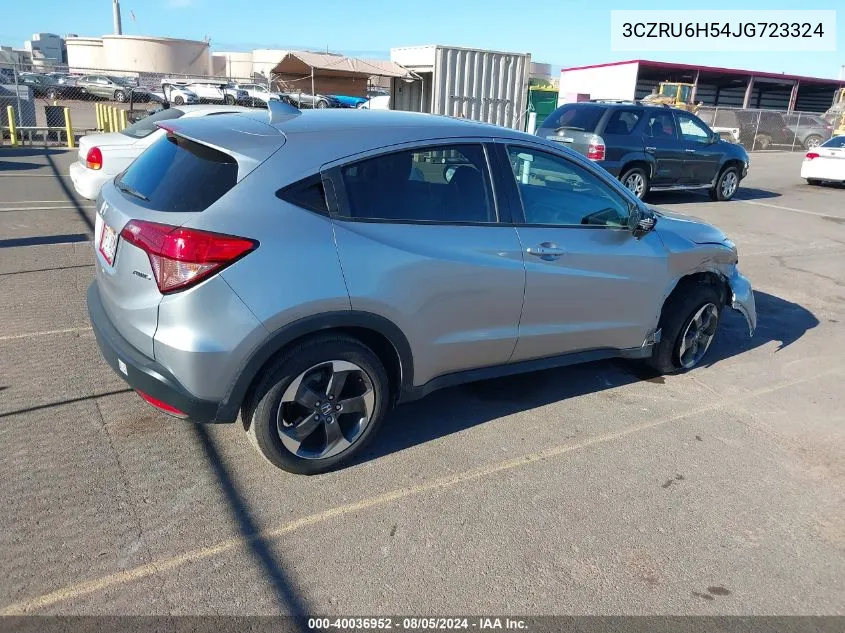 2018 Honda Hr-V Ex VIN: 3CZRU6H54JG723324 Lot: 40036952