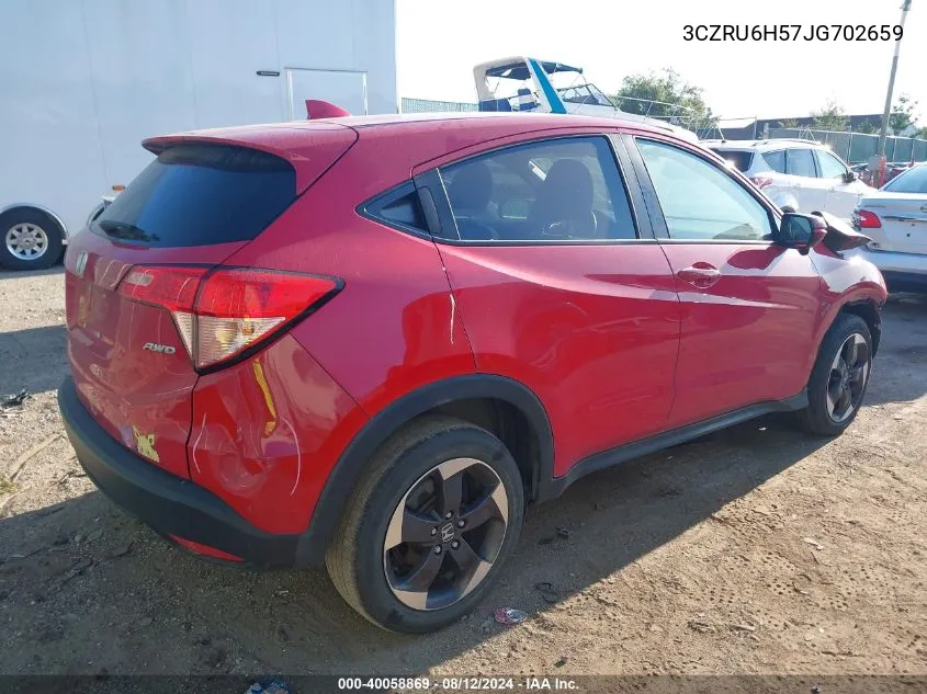 3CZRU6H57JG702659 2018 Honda Hr-V Ex