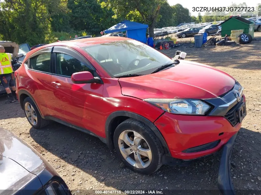 2018 Honda Hr-V Lx VIN: 3CZRU6H37JG727723 Lot: 40147715