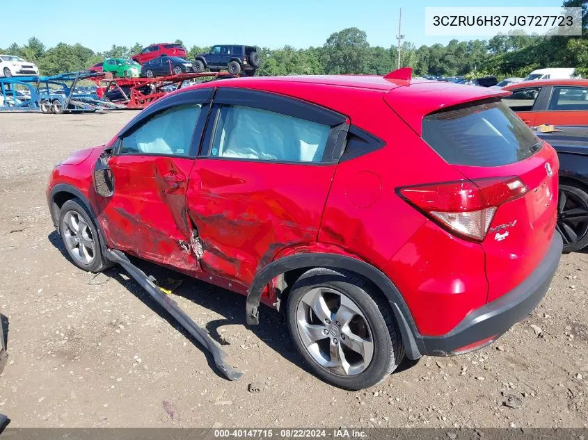 2018 Honda Hr-V Lx VIN: 3CZRU6H37JG727723 Lot: 40147715