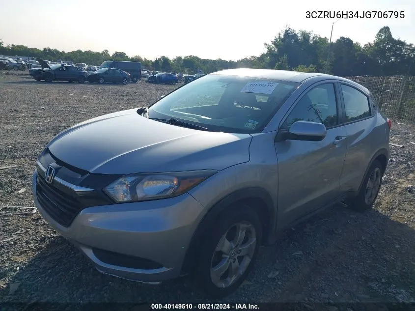 3CZRU6H34JG706795 2018 Honda Hr-V Lx