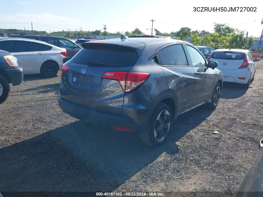 2018 Honda Hr-V Ex VIN: 3CZRU6H50JM727002 Lot: 40157103