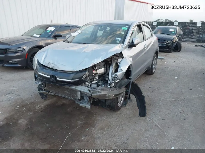 3CZRU5H33JM720635 2018 Honda Hr-V Lx