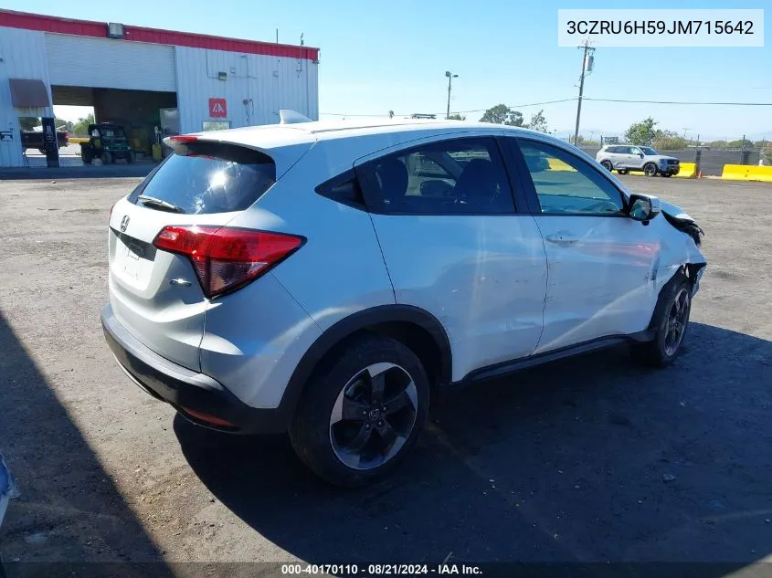 2018 Honda Hr-V Ex VIN: 3CZRU6H59JM715642 Lot: 40170110