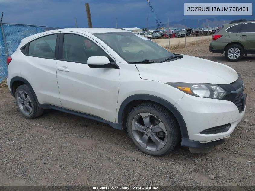 3CZRU5H36JM708401 2018 Honda Hr-V Lx