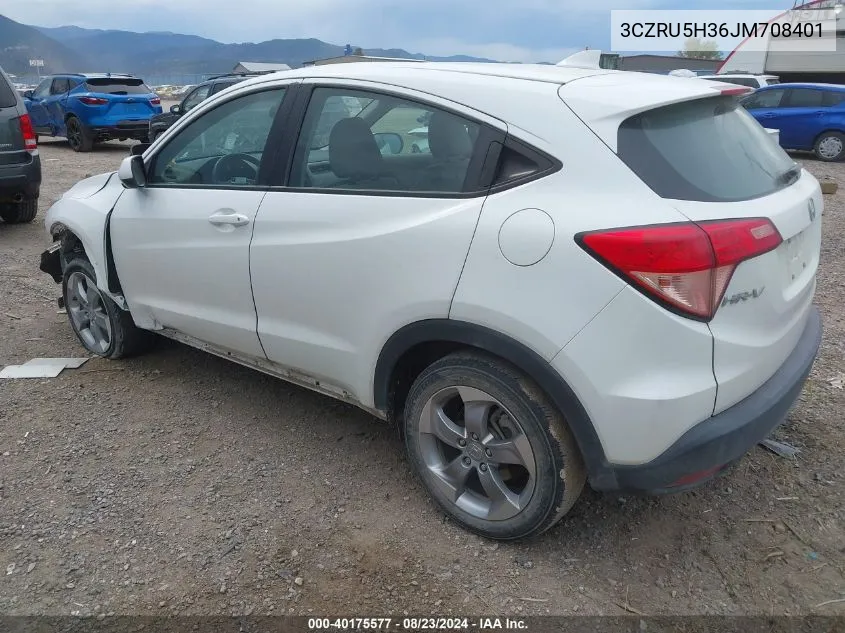 3CZRU5H36JM708401 2018 Honda Hr-V Lx