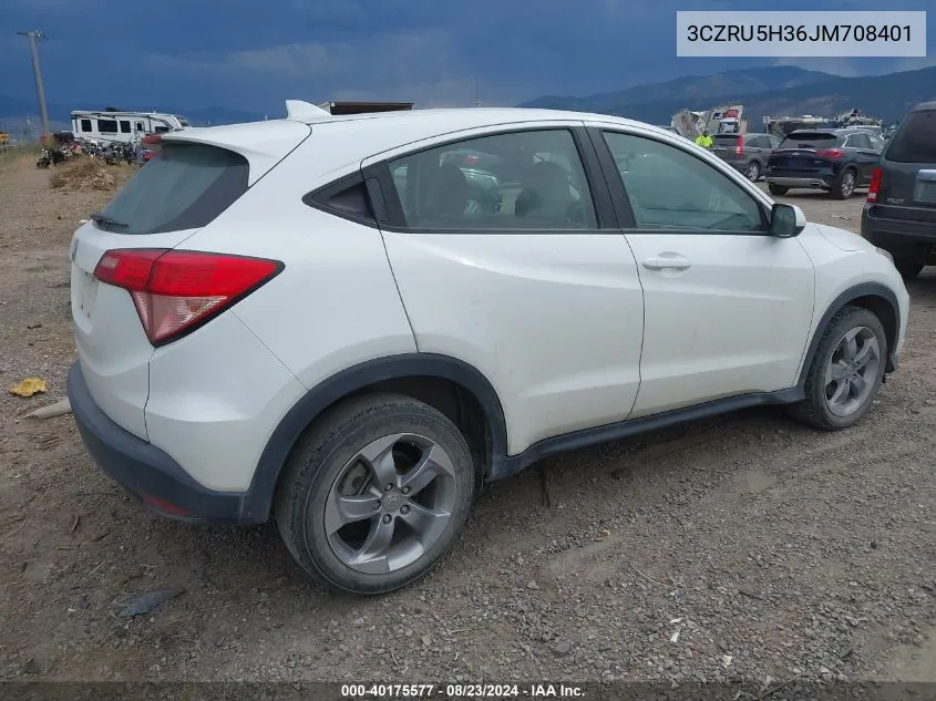 3CZRU5H36JM708401 2018 Honda Hr-V Lx