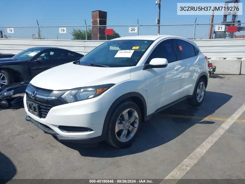 2018 Honda Hr-V Lx VIN: 3CZRU5H37JM719276 Lot: 40190846