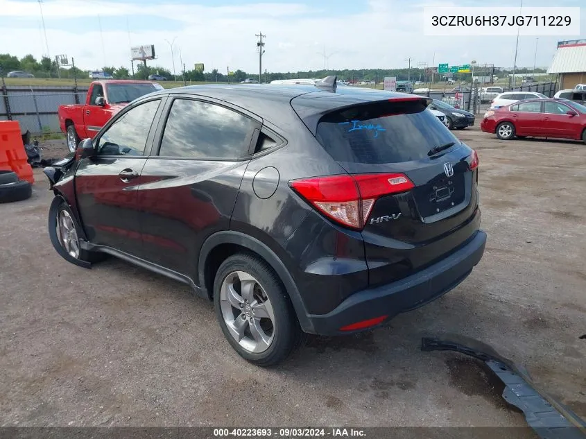 2018 Honda Hr-V Lx VIN: 3CZRU6H37JG711229 Lot: 40223693