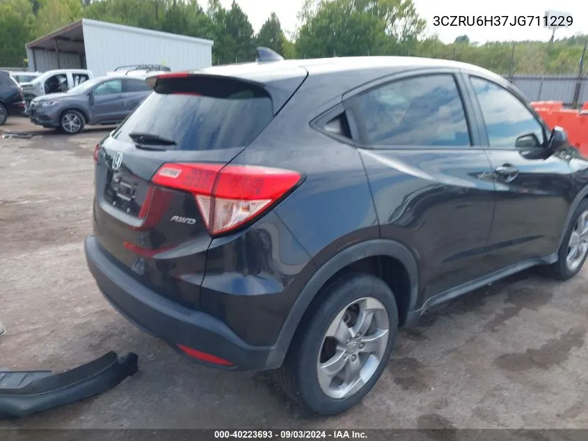 2018 Honda Hr-V Lx VIN: 3CZRU6H37JG711229 Lot: 40223693