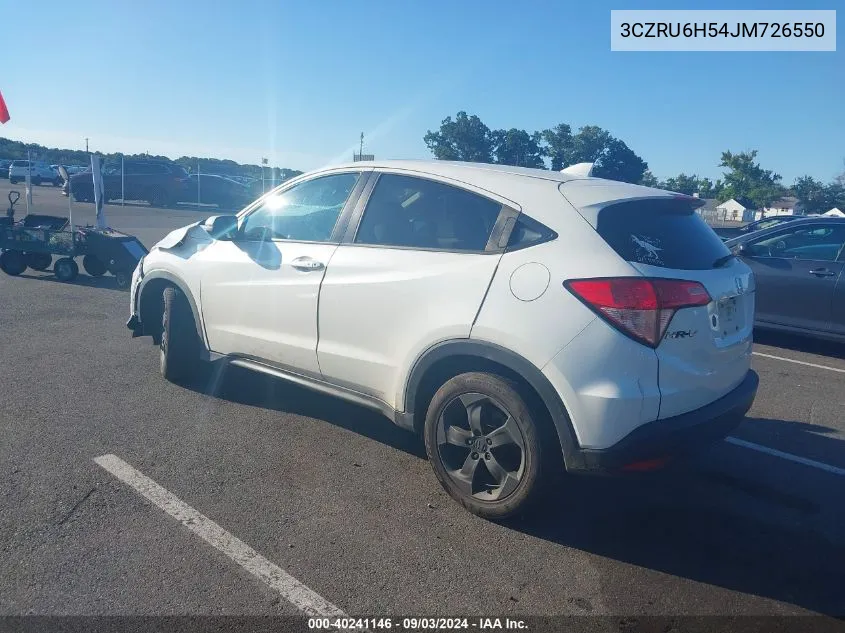 2018 Honda Hr-V Ex VIN: 3CZRU6H54JM726550 Lot: 40241146