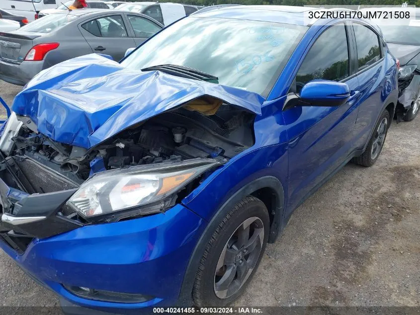 3CZRU6H70JM721508 2018 Honda Hr-V Ex-L