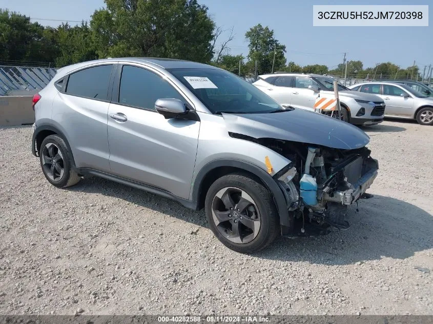 2018 Honda Hr-V Ex VIN: 3CZRU5H52JM720398 Lot: 40282588