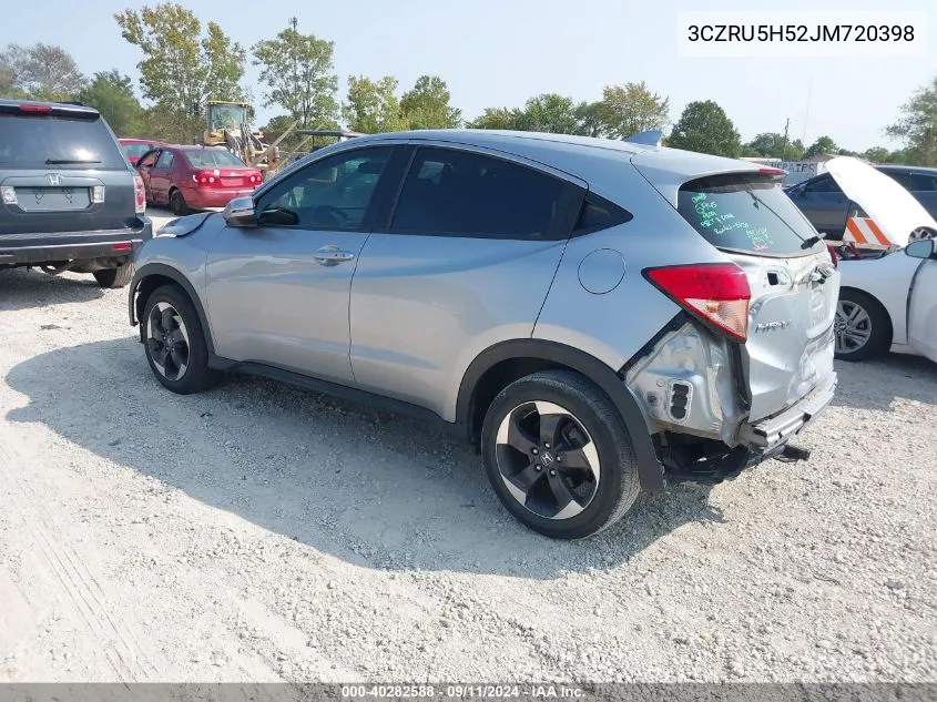 2018 Honda Hr-V Ex VIN: 3CZRU5H52JM720398 Lot: 40282588