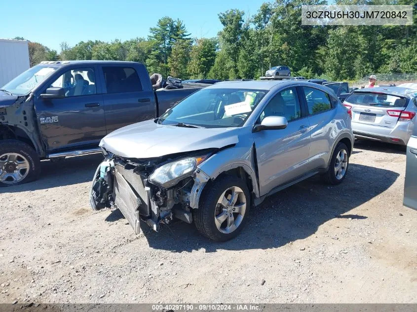 2018 Honda Hr-V Lx VIN: 3CZRU6H30JM720842 Lot: 40297190