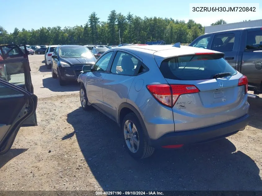 3CZRU6H30JM720842 2018 Honda Hr-V Lx