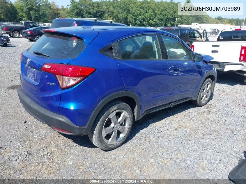 3CZRU6H30JM703989 2018 Honda Hr-V Lx