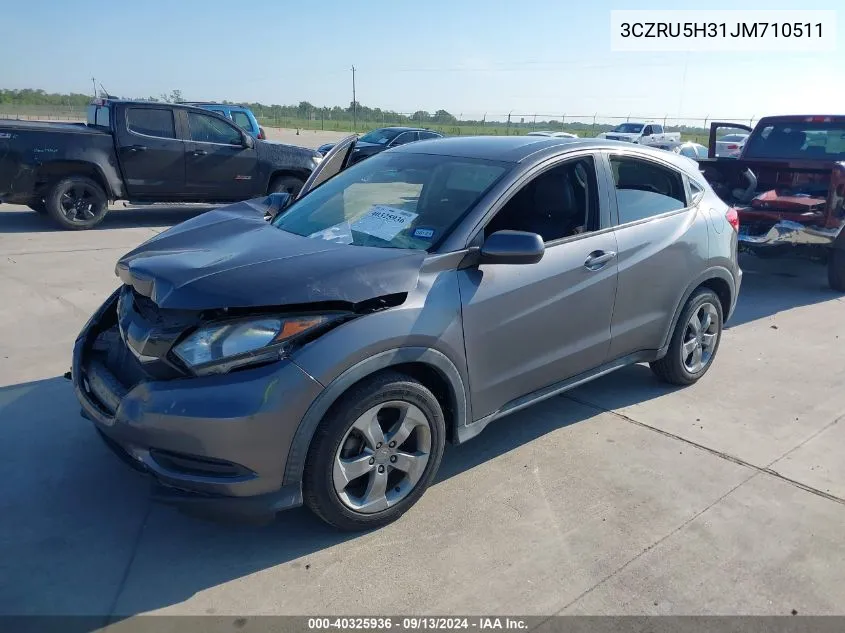 3CZRU5H31JM710511 2018 Honda Hr-V Lx