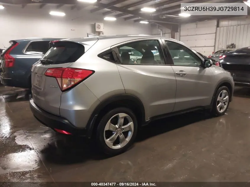 3CZRU6H39JG729814 2018 Honda Hr-V Lx