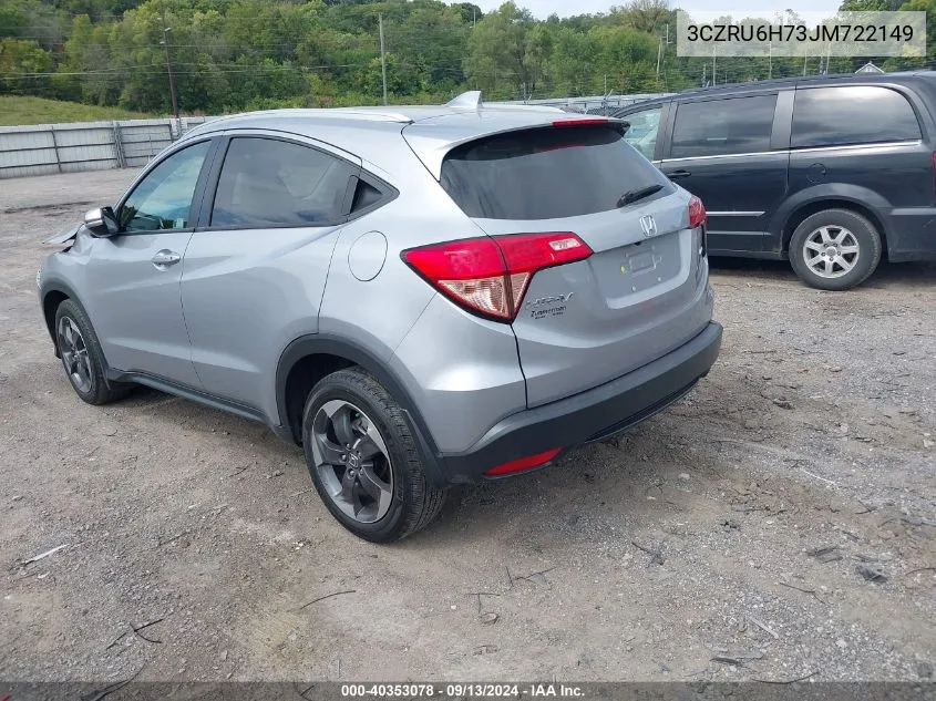 2018 Honda Hr-V Ex-L VIN: 3CZRU6H73JM722149 Lot: 40353078