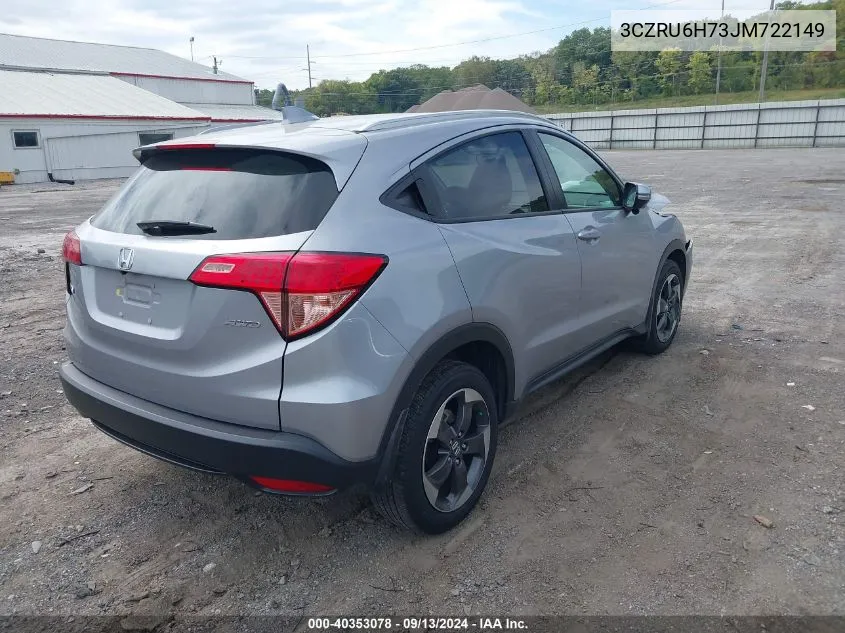 3CZRU6H73JM722149 2018 Honda Hr-V Ex-L