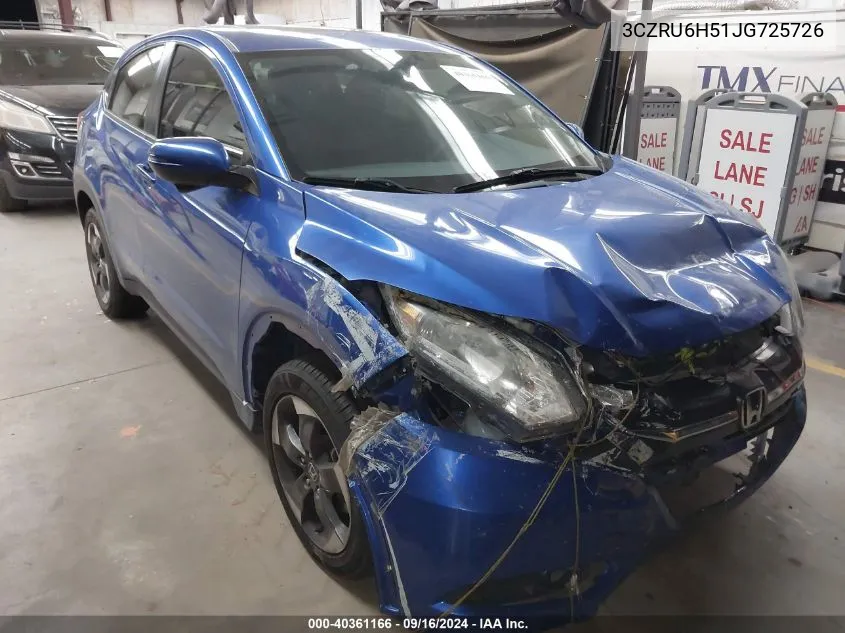 3CZRU6H51JG725726 2018 Honda Hr-V Ex