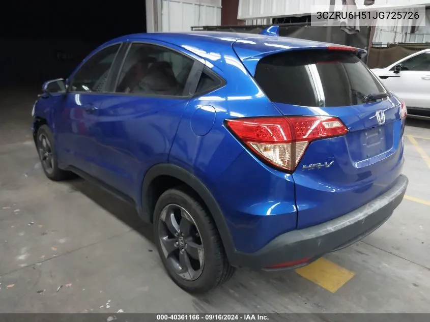 3CZRU6H51JG725726 2018 Honda Hr-V Ex