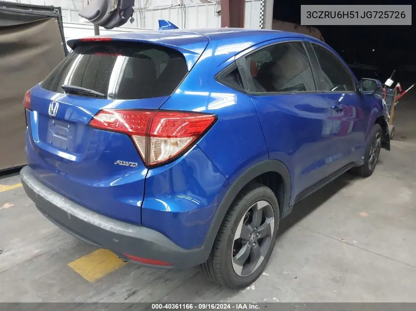 3CZRU6H51JG725726 2018 Honda Hr-V Ex