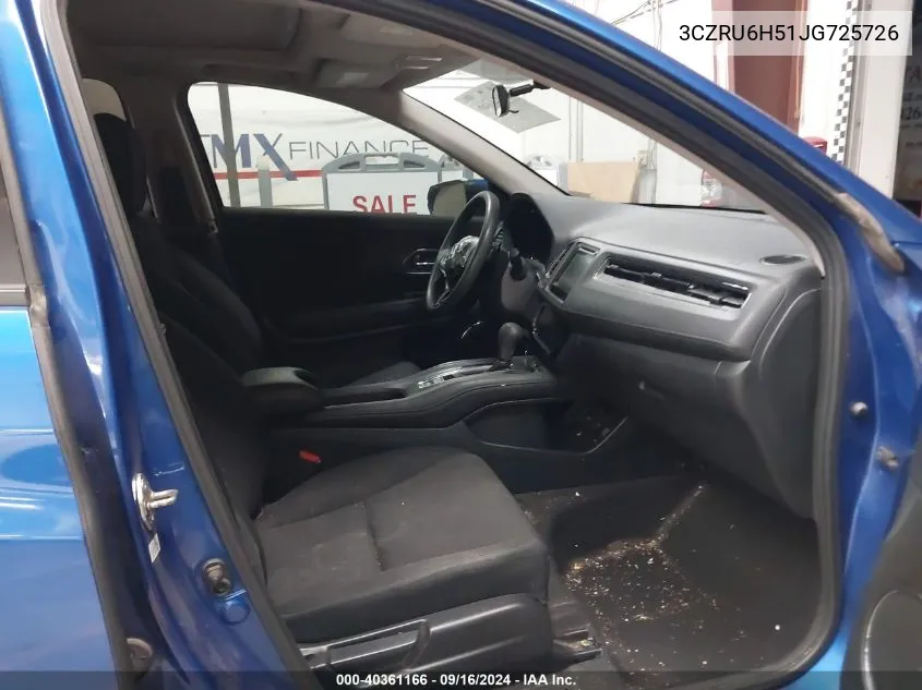 3CZRU6H51JG725726 2018 Honda Hr-V Ex