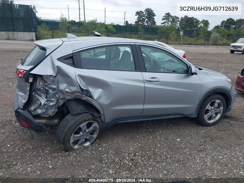 2018 Honda Hr-V Lx VIN: 3CZRU6H39JG712639 Lot: 40425779