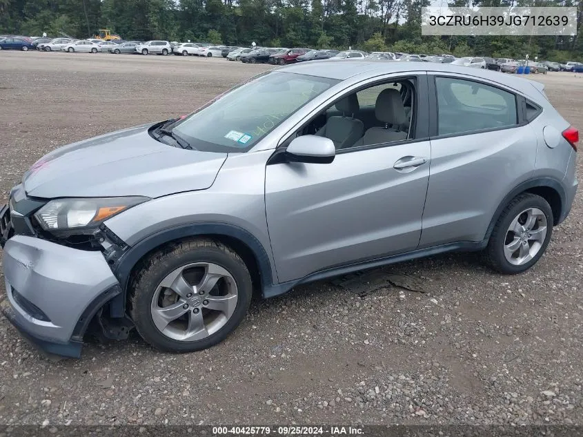 2018 Honda Hr-V Lx VIN: 3CZRU6H39JG712639 Lot: 40425779