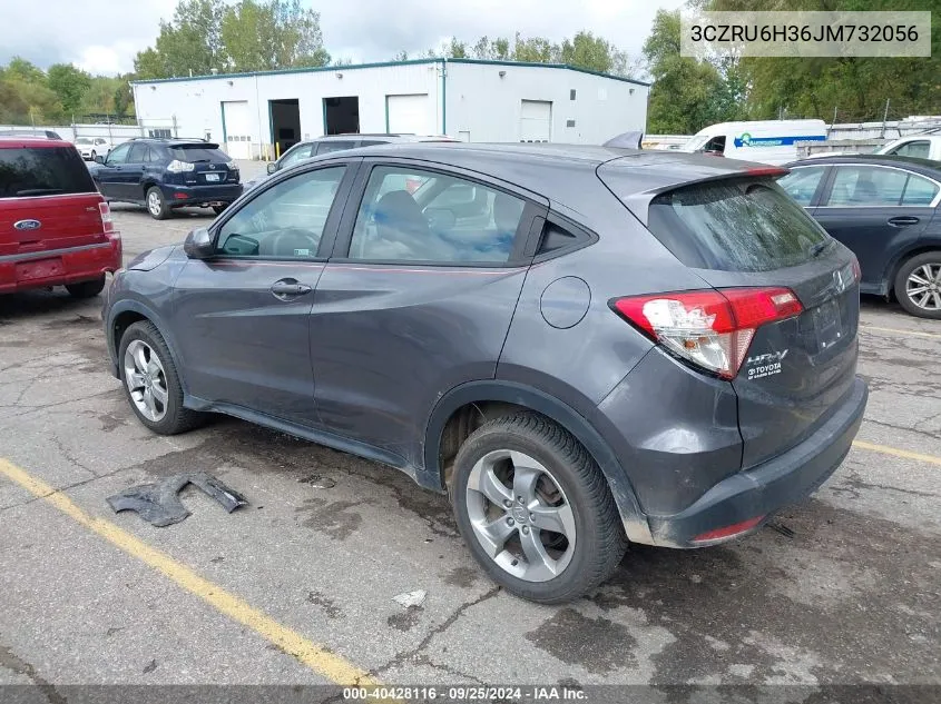 2018 Honda Hr-V Lx VIN: 3CZRU6H36JM732056 Lot: 40428116