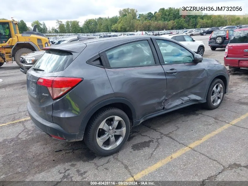 2018 Honda Hr-V Lx VIN: 3CZRU6H36JM732056 Lot: 40428116