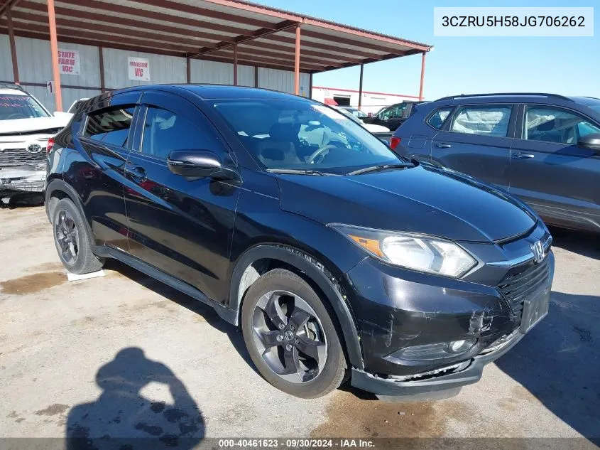 2018 Honda Hr-V Ex VIN: 3CZRU5H58JG706262 Lot: 40461623