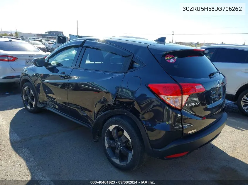 2018 Honda Hr-V Ex VIN: 3CZRU5H58JG706262 Lot: 40461623