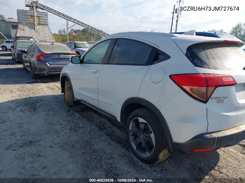 2018 Honda Hr-V Exl VIN: 3CZRU6H73JM727674 Lot: 40525626