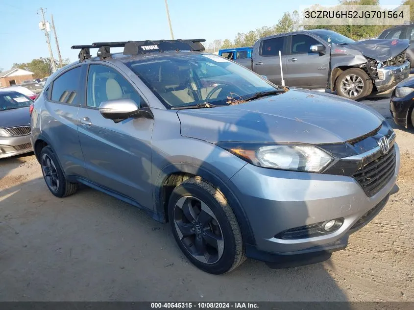 2018 Honda Hr-V Ex VIN: 3CZRU6H52JG701564 Lot: 40545315